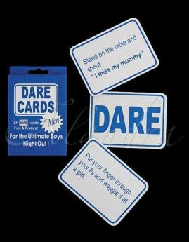 Dare Cards for men for the Ultimate Boys Night out