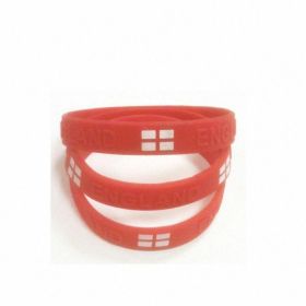 England Rubber Bracelet (Sold Singly)