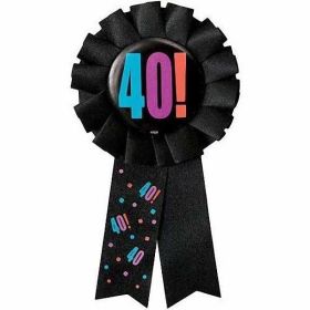 Birthday Award Ribbon "40"