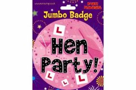 Hen Party Jumbo Badge
