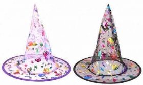 Multi Colour Witch Hat - Child Size