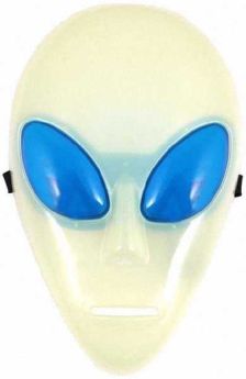 Glow in the Dark Alien Face Mask