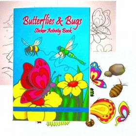 Butterflies & Bugs Sticker Activity Book
