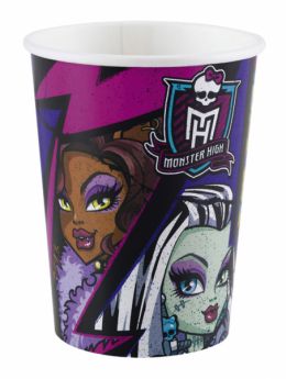 New Monster High Paper Party Cups pk8