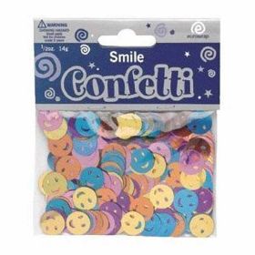 Smiles Assorted Metallic Confetti