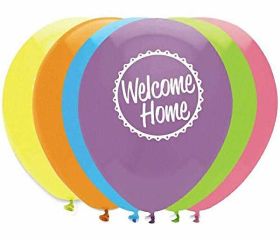 Welcome Home Latex Balloons, pk6