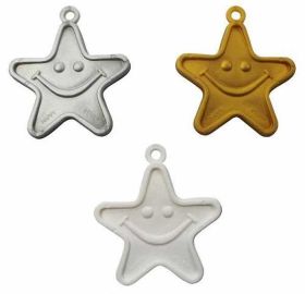 Balloon Weights Silver, Gold And White Stars Mix, 8g