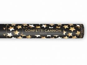 Gold Confetti Cannon with Stars