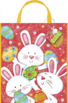 Happy Easter Bunny Plastic Totebag