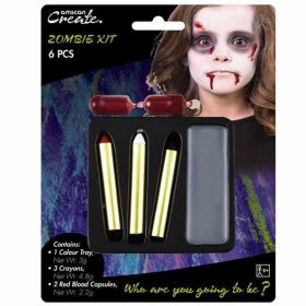 Halloween Horror Zombie Face Paint Kit