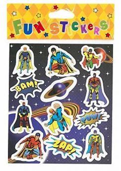 Super Hero Sticker Sheet