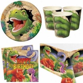 Dino Blast Party Tableware pack for 8