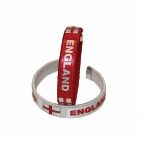 England Day Fabric Bracelets Pk2