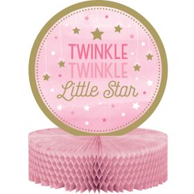 One Little Star - Girl Honeycomb Table Centrepiece