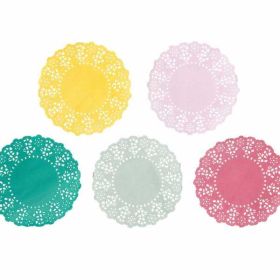 Talking Tables Truly Scrumptious Mini Paper Doilies, Pack of 100