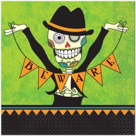 Day of the Dead Lunch Napkins pk16