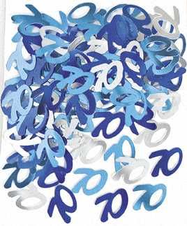 Blue Glitz 70 Party Confetti