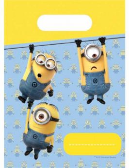 Lovely Minions Plastic Loot Bags pk6