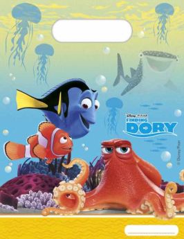 Finding Dory Plastic Party Bags pk6