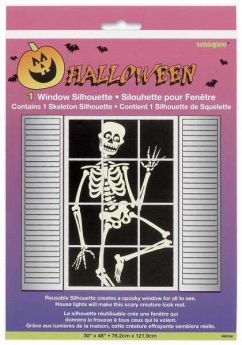 Ghost & Skeleton Assorted Window Silhouette