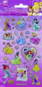 Disney Princess Re-Usable Foil Sticker Sheet