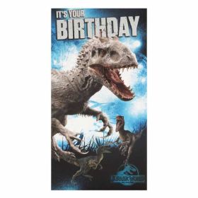 Jurassic World It's Your Birthday Card