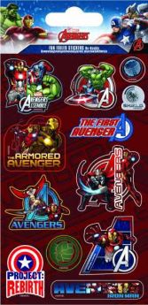 Marvel Avengers Fun Foil Re-usable Sticker Sheet