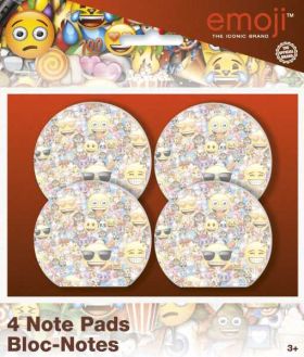 Emoji Note Pads pk4