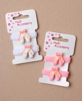 Ballet Shoes pk2 pony hairbands
