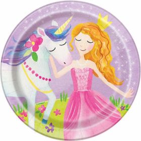 8 Magical Princess 7" Plates