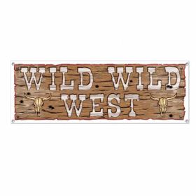 Wild West Sign Banner