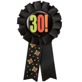 Birthday Award Ribbon - Age 30