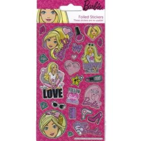 Barbie Foil Stickers