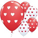 Big Hearts Latex Balloons 6pk