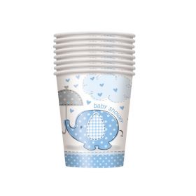 Blue Baby Shower Cups