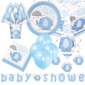Blue Baby Shower Party Supplies