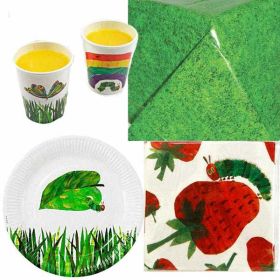 The Very Hungry Caterpillar Party Tableware Pack for 12