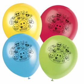 Emoji Latex Balloons pk8