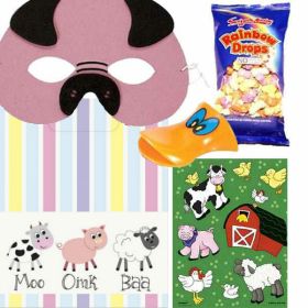 Farmyard Party Pre Filled Party Bags (no. 1), one supplied