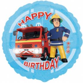 Fireman Sam Happy Birthday Foil Balloon 17''