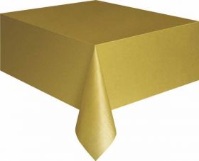 Value Gold Plastic Tablecover