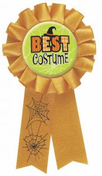 Halloween Best Costume Award Ribbon