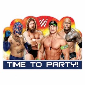WWE Die-Cut Invitations pk8