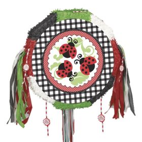 Lively Ladybugs Party Pull Pinata