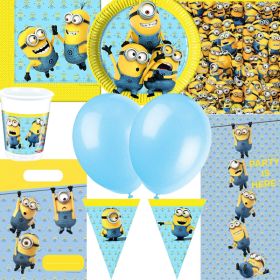 Lovely Minions Ultimate Party Supplies Kit for 8