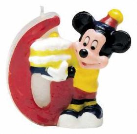 Mickey Mouse Party Candle No.6