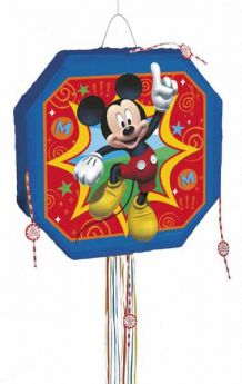 Disney Mickey Mouse Pull String Party Pinata 17"