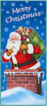Night Before Christmas Door Poster