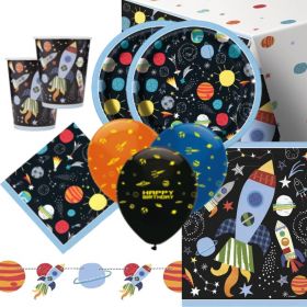 Outer Space Party Deluxe Party Pack for 16