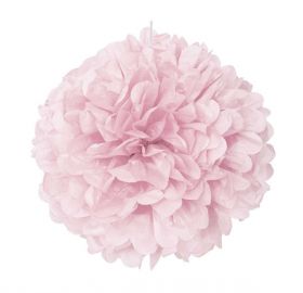 Lovely Pink Paper Puff Ball Hanging Party Decoration